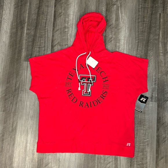 Texas Tech Red Raiders Russell Athletic Short Sleeve Hooded Tee - XL - Picture 1 of 6